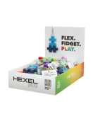 Plus Plus HEXEL DUO raktų pakabukas, pastelinė geltona/rožinė Plus Plus HEXEL DUO raktų pakabukas, pastelinė geltona/rožinė