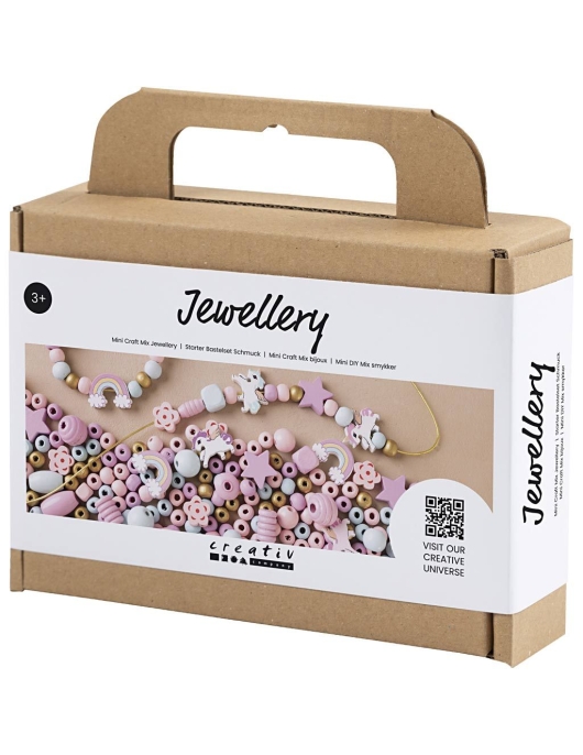 Creativ papuošalų gaminimo rinkinys, pastelinių spalvų
