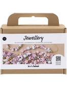 Creativ papuošalų gaminimo rinkinys, pastelinių spalvų