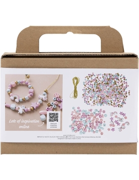 Creativ papuošalų gaminimo rinkinys, pastelinių spalvų