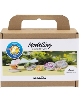 Creativ rankdarbių rinkinys, Mano unikalūs akmenukai