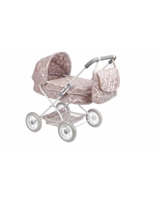 Arias lėlės kūdikio vežimėlis, blizgantis, 55 cm