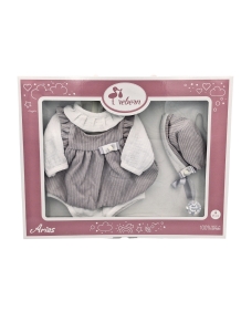 Arias lėlės kūdikio rūbeliai, 45 cm