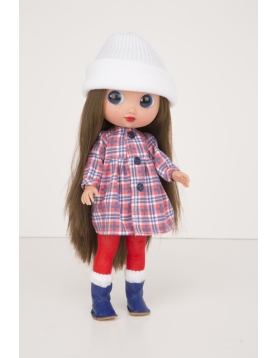 Arias lėlytė DUNIJA, Languota suknytė