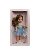 Arias lėlė mergaitė Carlota mėlynu sijonėliu, 36 cm