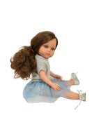 Arias lėlė mergaitė Carlota mėlynu sijonėliu, 36 cm