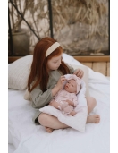 Reborn lėlytė rožiniais rūbeliais, 40 cm Reborn lėlytė rožiniais rūbeliais, 40 cm
