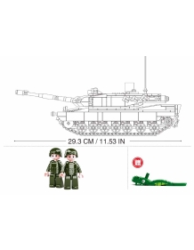 Sluban konstruktorius, LEOPARD 2A5 pagrindinis tankas 2in1, 766 det.