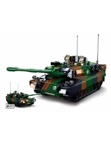 Sluban konstruktorius, LEOPARD 2A5 pagrindinis tankas 2in1, 766 det.