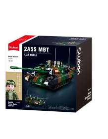 Sluban konstruktorius, LEOPARD 2A5 pagrindinis tankas 2in1, 766 det.