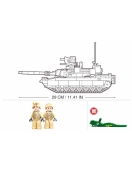 Sluban konstruktorius, M1A2 SEP v2 Abrams kovinis tankas 781 det.