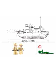 Sluban konstruktorius, M1A2 SEP v2 Abrams kovinis tankas 781 det.