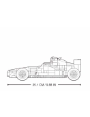 Sluban konstruktorius, RC valdomas F10 automobilis, 423 det. Sluban konstruktorius, RC valdomas F10 automobilis, 423 det.