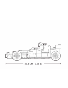 Sluban konstruktorius, RC valdomas F10 automobilis, 423 det.
