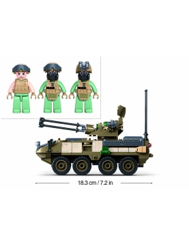 Sluban konstruktorius, Karinis šarvuotis Stryker ADS, 320 det.