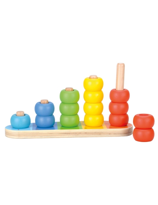 Medinis lavinamasis žaislas, Rutuliukai, 12 mėn+