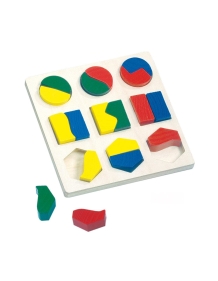 Medinė geometrinių formų dėlionė
