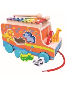 Multifunkcinis žaislas su metalofonu