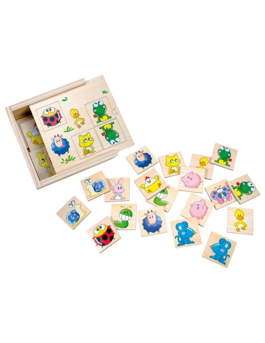 Atminties lavinimo žaidimas - MEMO Gyvūnėliai, 3+