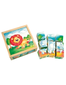 Kaladėlių dėlionė, Laukiniai gyvūnai 