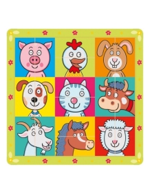 Medinė dėlionė, Gyvūnai, 18 mėn+