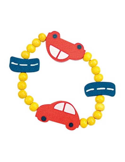 Apyrankė su mediniais karoliukais, Automobiliukai