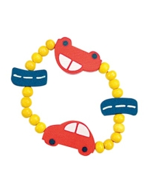 Apyrankė su mediniais karoliukais, Automobiliukai