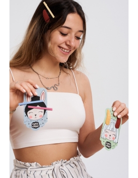 Plaukų segtukai, Triušelis mėnulyje Nr. 19