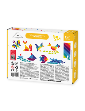 Igroteco Medinė trikampių mozaika, 64 det.