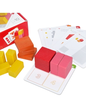 Igroteco Loginės kaladėlės, Dalys ir visuma, 10 det.