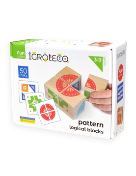 Igroteco loginės kaladėlės pagal paveikslėlį