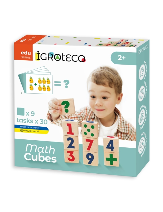 Igroteco žaidimas, Matematinės kaladėlės, 2+ Igroteco žaidimas, Matematinės kaladėlės, 2+