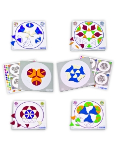 SEPP magnetinių mozaikų rinkinys Mandala, 6 vaikams