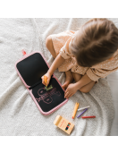 Jaq Jaq Bird piešimo knyga su netepančiomis kreidelėmis, Vienaragis