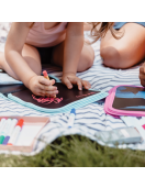 Jaq Jaq Bird piešimo knyga su netepančiomis kreidelėmis, Vienaragis