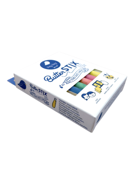 Jaq Jaq Bird kreidelės, spalvotos su laikikliu