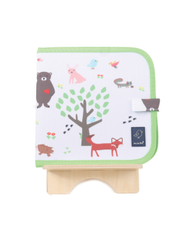 Jaq Jaq Bird piešimo knyga su netepančiomis kreidelėmis, Miškas