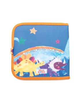 Jaq Jaq Bird piešimo knyga su netepančiomis kreidelėmis, Dinozauras