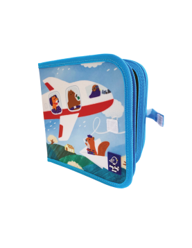 Jaq Jaq Bird piešimo knyga su netepančiomis kreidelėmis, Lėktuvai