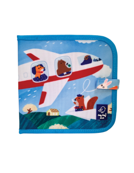 Jaq Jaq Bird piešimo knyga su netepančiomis kreidelėmis, Lėktuvai