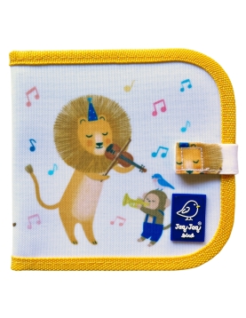 Jaq Jaq Bird mini knyga su netepančiomis kreidelėmis, Liūtas