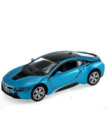 KiNSMART automobilis, BMW i8, mėlynas