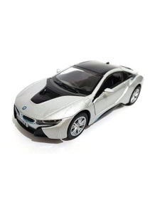 KiNSMART automobilis, BMW i8, sidabrinis