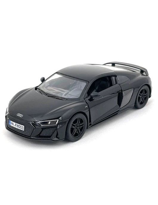 KiNSMART automobilis, 2020 Audi R8 Coupé, juodas