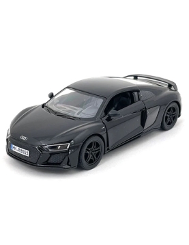 KiNSMART automobilis, 2020 Audi R8 Coupé, juodas