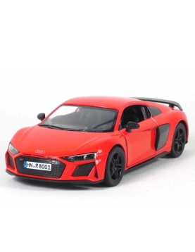 KiNSMART automobilis, 2020 Audi R8 Coupé, raudonas