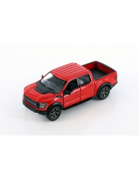 KiNSMART automobilis, 2022 Ford F-150 Raptor, raudonas