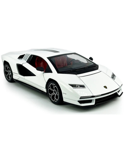 KiNSMART automobilis, Lamborghini Countach LPI 800-4, baltas KiNSMART automobilis, Lamborghini Countach LPI 800-4, baltas