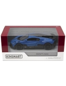 KiNSMART automobilis, Bugatti Divo, mėlynas KiNSMART automobilis, Bugatti Divo, mėlynas