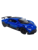 KiNSMART automobilis, Bugatti Divo, mėlynas KiNSMART automobilis, Bugatti Divo, mėlynas